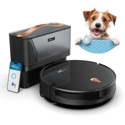 Robot Aspirateur Laveur Connecté EZICLEAN I-Bot Z5 - 75 min - 2.6Kpa - 60-90m...