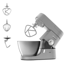 Robot pâtissier Chef - KENWOOD - KVC3100S - Bol Inox 4,6 L - Pétrin,