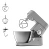 Robot pâtissier Chef - KENWOOD - KVC3100S - Bol Inox 4,6 L - Pétrin,