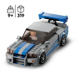 LEGO Speed Champions 76917 Nissan Skyline GT-R (R34) 2 Fast 2 Furious, Maquet...
