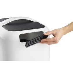 ROTHO - Maison toilette pour chat 51 x 39 x 40 cm - Bac a litiere - Blanc de Gui