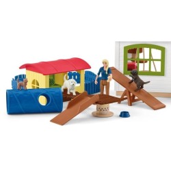 Hôtel des Animaux de la Ferme - Grand coffret de 54 Pieces de Jouets