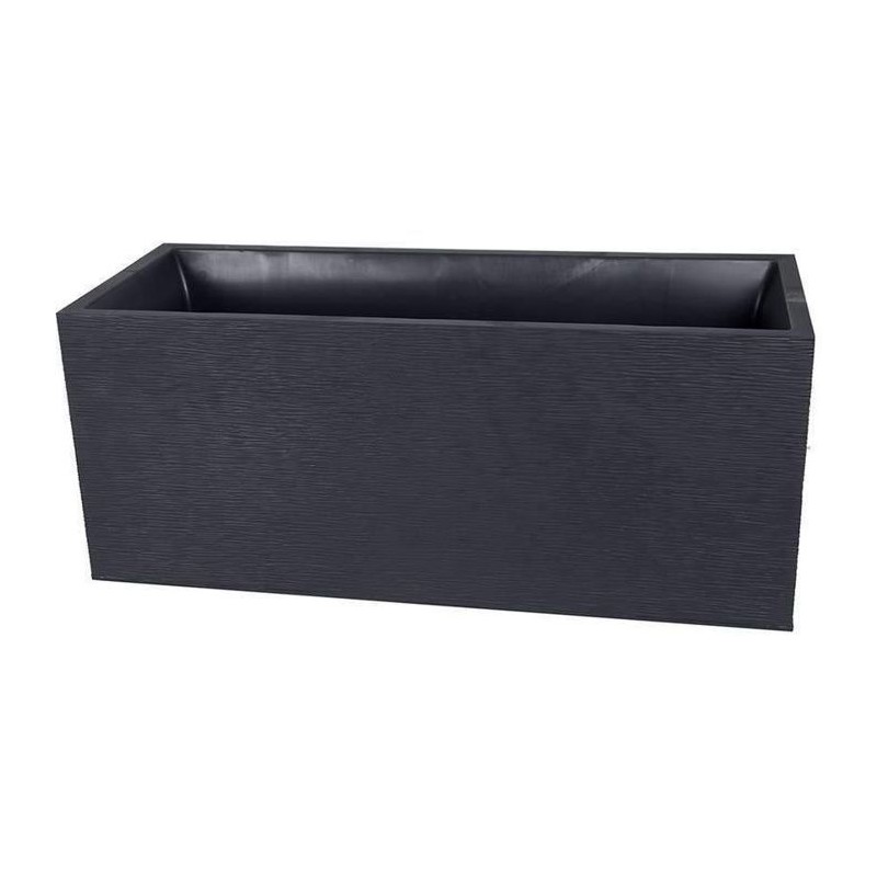 Jardiniere - EDA - Graphit - 98 L - 99,5 x 39 x H. 43 cm -Gris Anthracite
