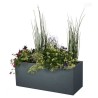 Jardiniere - EDA - Graphit - 98 L - 99,5 x 39 x H. 43 cm -Gris Anthracite
