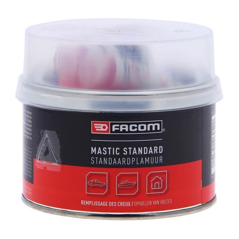 Mastic réparation fissures carrosserie 500g - FACOM - Forte adhesion - Métal,...