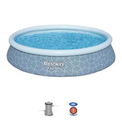 Kit piscine gonflable BESTWAY - Fast Set - 396 x 84 cm - Ronde
