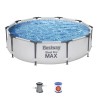Kit Piscine hors sol tubulaire BESTWAY Steel Pro Max™ - 305 x 76 cm - Ronde (...