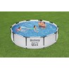 Kit Piscine hors sol tubulaire BESTWAY Steel Pro Max™ - 305 x 76 cm - Ronde (...