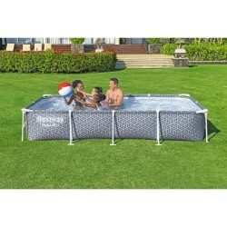 Kit Piscine hors sol tubulaire BESTWAY - Steel Pro™ - 366 x 201 x 66 cm - Rec...