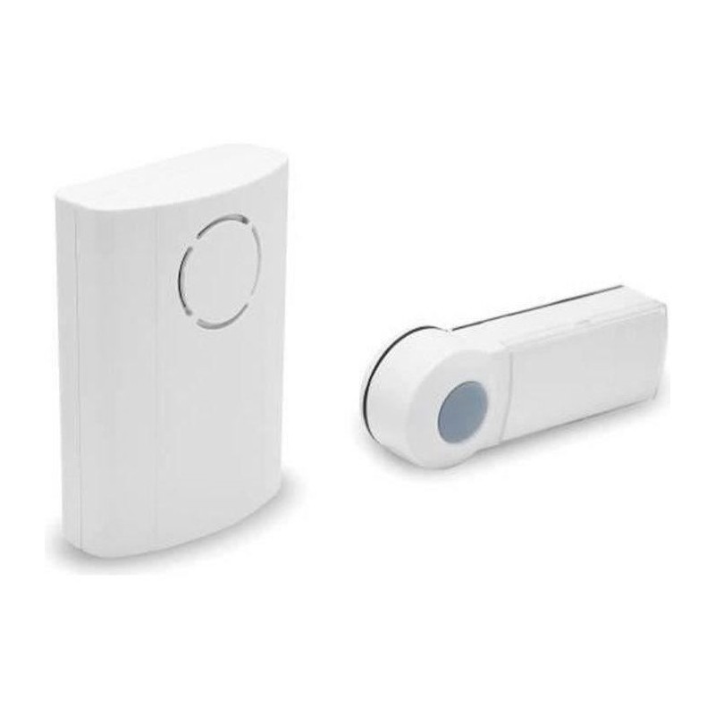 Carillon sans fil EXTEL Carillo - Portée 100m - 36 sonneries - Bouton étanche...