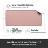 Tapis de souris - Logitech - Desk Mat - Studio Série - Rose