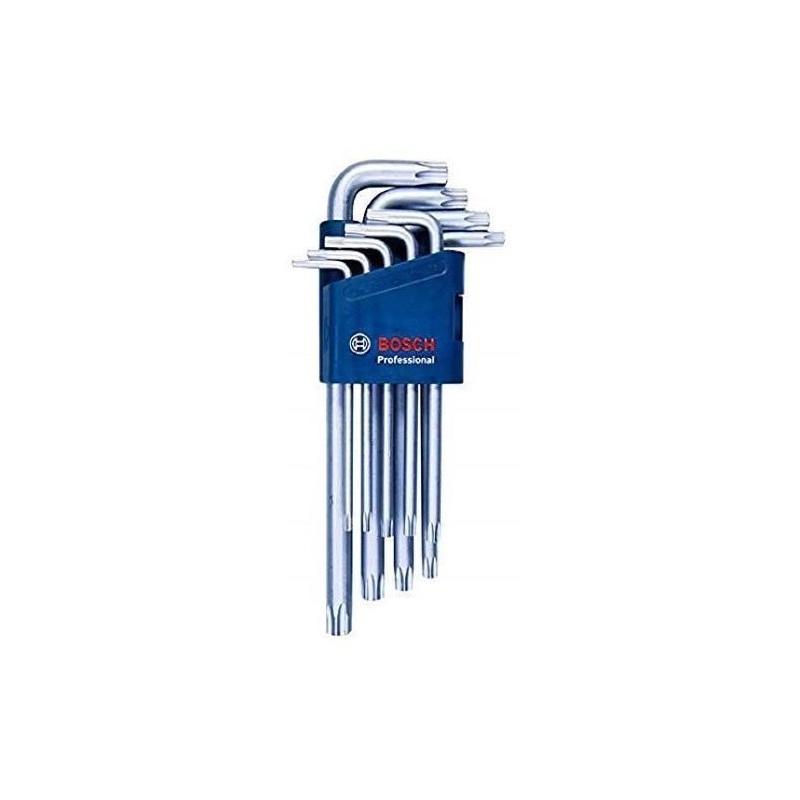 Bosch Professional - Set de 9 clés mâles pour vis Torx