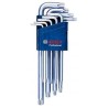 Bosch Professional - Set de 9 clés mâles pour vis Torx