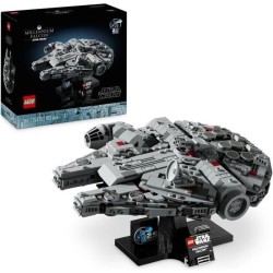 LEGO Star Wars 75375 Millennium Falcon, Set de Construction, Vaisseau Spatial...