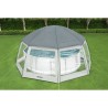 BESTWAY - Dôme de protection pour piscine - Octogonal 600 x 600 x 295