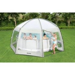 BESTWAY - Dôme de protection pour piscine - Octogonal 600 x 600 x 295