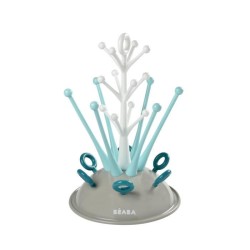 BÉABA, Egoutte-biberons Arbre, Grande capacité 6 biberons et accessoires, Bac...