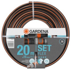 Tuyau d'arrosage ComfortFLEX GARDENA - 20m - Ø15mm - Anti noeud et indéformab...