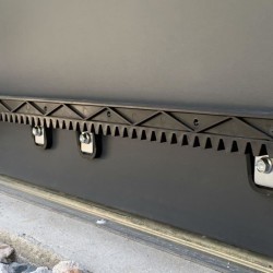 Crémaillere supplémentaire droite ou gauche - AVIDSEN - Pour portail coulissa...