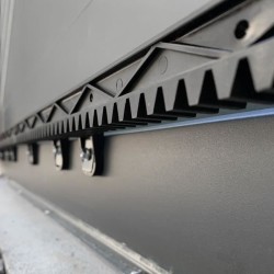 Crémaillere supplémentaire droite ou gauche - AVIDSEN - Pour portail coulissa...