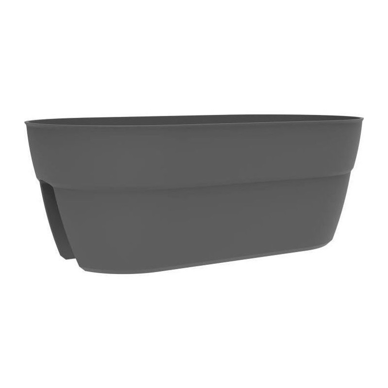 Jardiniere - EDA - Cavaliere OSAKA 19,5 L - 56 x 30,1 x H.20,6 cm - Gris anth...