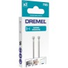DREMEL - Lot de 2 pointes diamantées 4,4mm 7105 - Pour bois, céramique, verre...