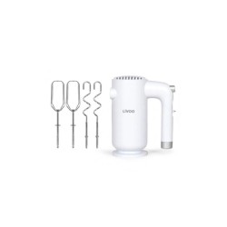 Batteur électrique - LIVOO - 250 W - 5 vitesses - Fonction turbo - Blanc