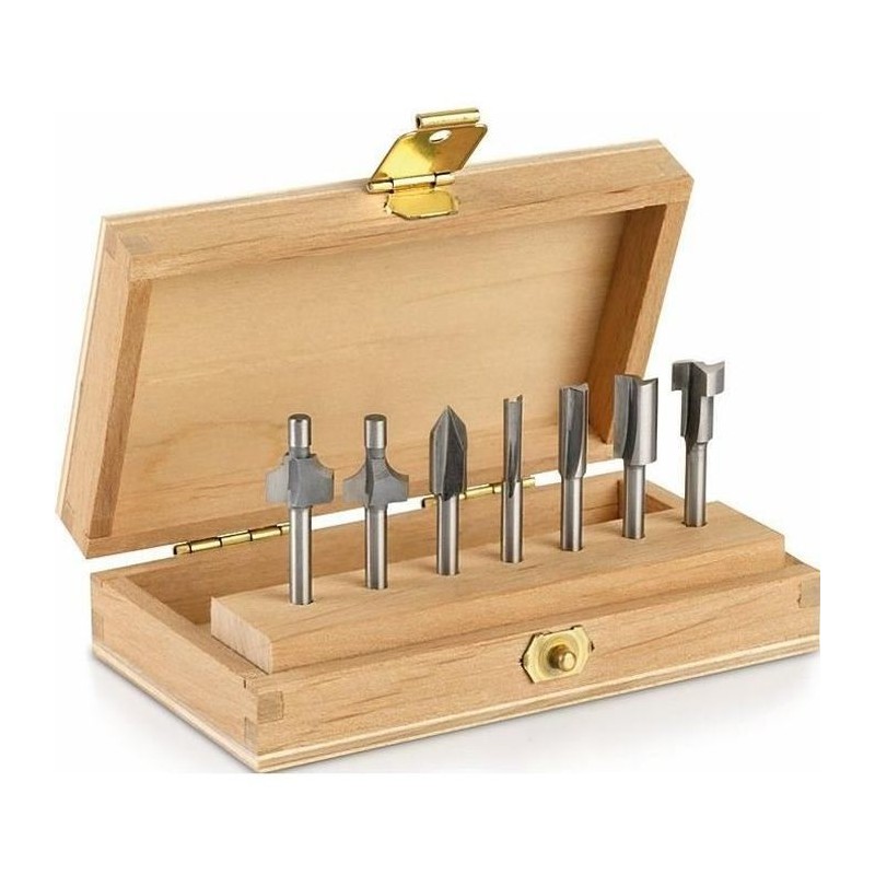 Kit de 7 fraises a defoncer DREMEL - Outils multifonctions rotatifs