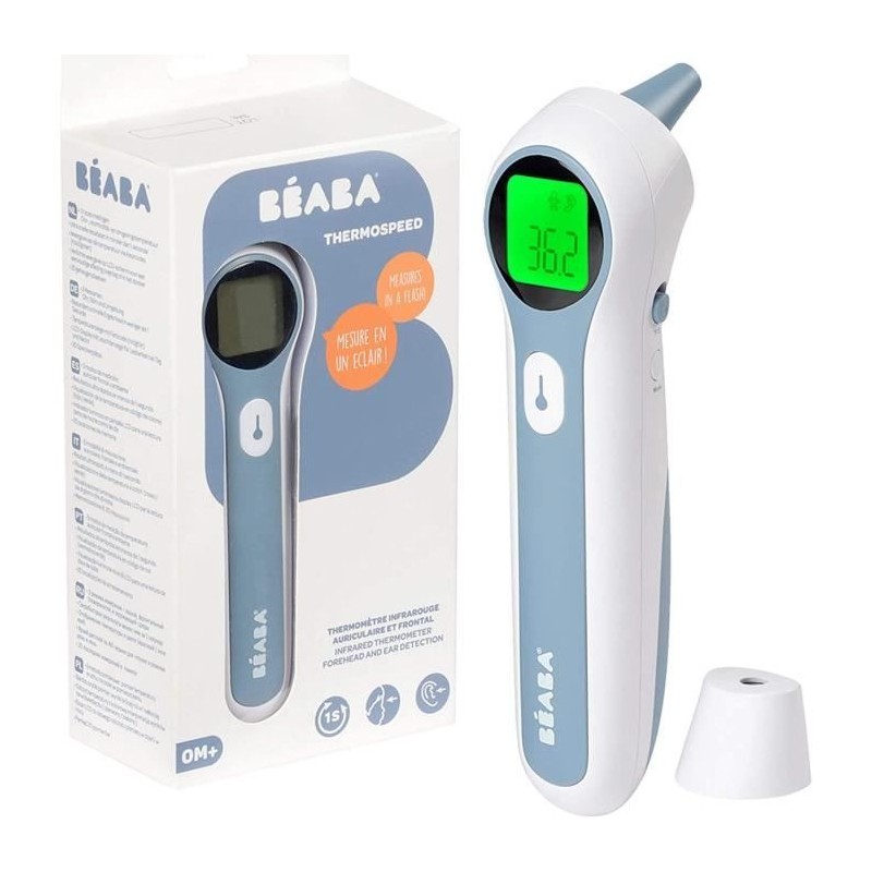 BÉABA - Thermometre Digital Sans Contact Infrarouge - Mesure Frontale - Auric...