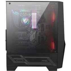 MSI BOITIER PC MAG FORGE 100M - Noir - Verre trempé - Format ATX
