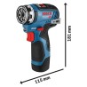 Perceuse-visseuse BOSCH PROFESSIONAL Flexiclick 12V 35 Nm sans