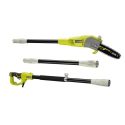 RYOBI - Élagueur sur perche 750 W - guide 25 cm incliné a 15° - 10 m/s - tube...