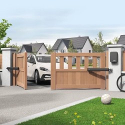 Motorisation pour portail a battants - AVIDSEN - Teha 410 - 300 Kg - 3,5 m - ...