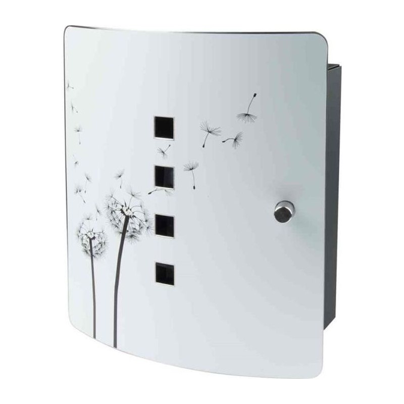 Armoire a clé - BURG WACHTER - 6204/10 Ni Pusteblume - Décor pissenlit, 10 cr...