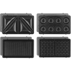 Appareil a croque-monsieur 4 en 1 WEASY - JOY600 - 4 plaques interchangeables...