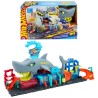 Hot Wheels City-Station de Lavage Requin-Coffret voiture Color Reveal