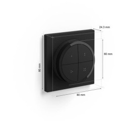 Télécommande Philips Hue Tap Dial Switch - Noir - Contrôle