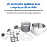 Robot pâtissier - MEDION - MD18420 - 1200 W - 5 L - 8 vitesses - Bol a glace ...