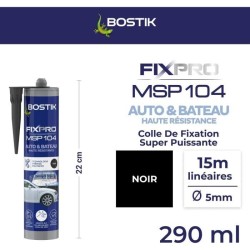 Mastic auto/bateau - BOSTIK - Fixpro MSP 104 - Colle et joint - Résiste intem...