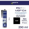 Mastic auto/bateau - BOSTIK - Fixpro MSP 104 - Colle et joint - Résiste intem...