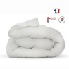 Couette anti-acariens - 220 x 240 cm - Chaude - 400 g/m² 2 personnes - Blanc ...