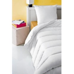Couette anti-acariens - 220 x 240 cm - Chaude - 400 g/m² 2 personnes - Blanc ...