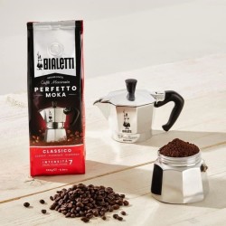 Cafetiere italienne + 1 Café Perfetto Moka Classico - BIALETTI - MOKA - 3 tas...