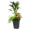Pot de fleurs mi-haut Carré 40 cm - EDA - Toscane - 51 L - 39 x 39 x H. 53 cm...