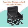 Rehausseur de chaise - BAMBISOL - 6/35 mois - Evolutif en chaise enfant 3/5 a...