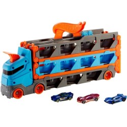 Hot Wheels - Super transporteur extensible - Circuit / Petite voiture
