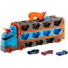 Hot Wheels - Super transporteur extensible - Circuit / Petite voiture