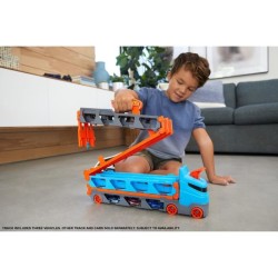 Hot Wheels - Super transporteur extensible - Circuit / Petite voiture