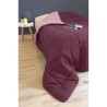 CALGARY - Couette Chaude Microfibre 400gr/m² - Prune & Parme - 240 x 260 cm
