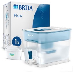 Distributeur d'eau BRITA - Flow - Capacité 8,2L dont 5,2L d'eau filtrée - 1 C...